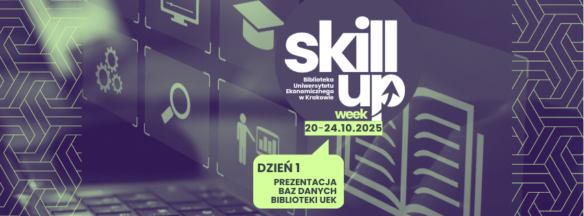 Plakat z napisem SKILL UP Dzień 1