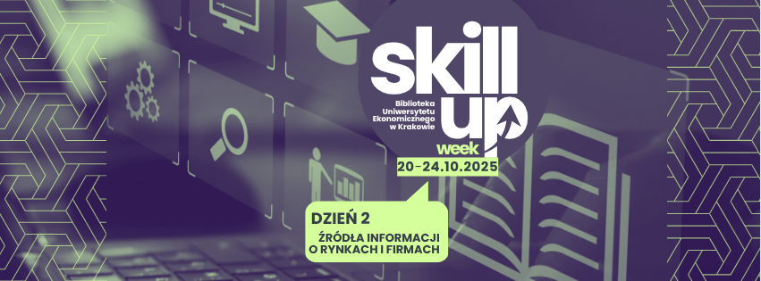 Plakat z napisem SKILL UP Dzień 2