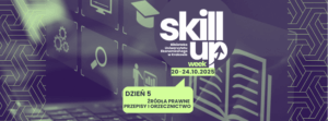 Plakat z napisem SKILL UP Dzień 5