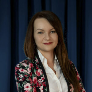 Zdjęcie przedstawia Wioletę Gałat